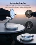 Magnetic Wireless Fast Charging Station Rotation 3 In 1 Folding 15W