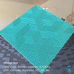 Stain Resistant Epoxy Parking Garage Flooring Squares Eco Friendly