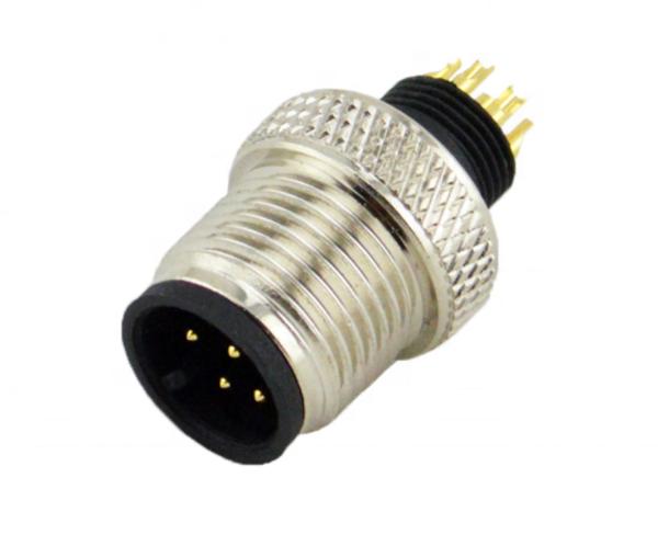 Buy cheap Underwater M12 Circular Connector Male Screw Locking 8 Contacts Molded Coupler For Medical from wholesalers