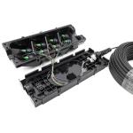Outdoor IP67 FTTA FTTX Fiber Optic Splice Closure box 16 Core
