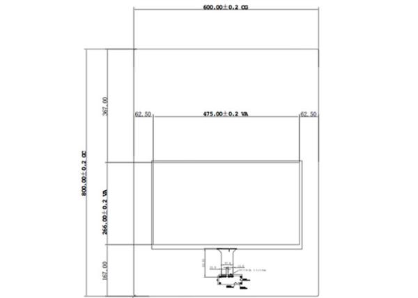 Buy cheap 21.5 Inch Touch Screen Glass Mirror Projected Capacitive For Smart Home Appliance from wholesalers