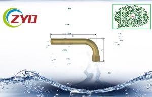 Wholesale 20mm Brass Wall Mounted Swing Bathroom  Facuet Spout Accessory Free Lead  Round Welding Bended Pipe from china suppliers