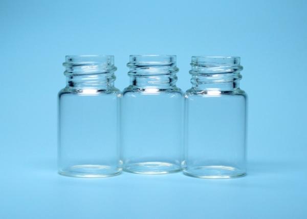 Buy cheap 7ml Clear Threaded Top Borosilicate Glass Mini Bottle Vial Container from wholesalers