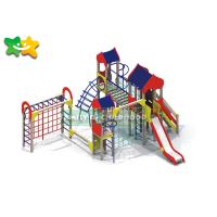 Buy cheap Colorful Wooden Frame Slide SGS Certificated Easy Assembly Anti Crack Creative product