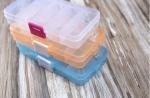 home organizers useful plastic 15 slots adjustable storage jewelry case boxes