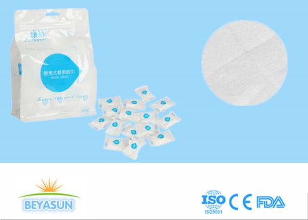 Buy cheap Custom Compressed Travel Towels Tablets / Magic Compressed Coin Tissue from wholesalers