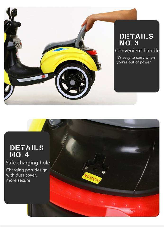 Children's Mini Tricycle Ride On Toys Car 6V Electric Motorcycle for Kids Gender Unisex