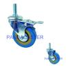 Buy cheap Threaded Rod Swivel PVC 75mm Castor Wheel With Lock Brake from wholesalers
