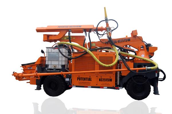Buy cheap 360 Degree Rotation Double Circuit Wet Shotcrete Machine from wholesalers