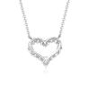 Buy cheap Pretty 18k Gold Lab-Grown Diamond Pendant White Lab-Grown Diamond Pendant Beautiful jewelry Heart Shape Pendant from wholesalers