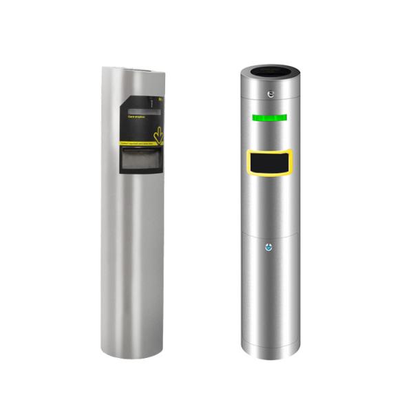 Buy cheap 304 Stainless Steel Dropbox Card Collector Access Control Turnstiles For Public Passageway from wholesalers