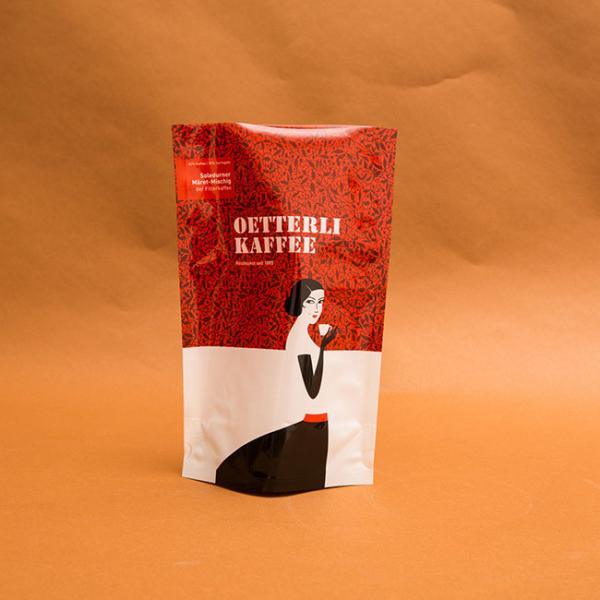 500g 1000g Coffee Stand Up Pouches PA15 Plastic Coffee Bags For Ground Coffee
