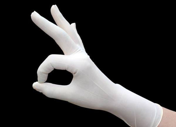 Buy cheap Soft Disposable Surgical Gloves Protective Comfortable Resisting Acid Without Powder from wholesalers