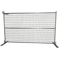 Buy cheap 2.0mm 2.5mm 3.0mm Galvanized Mobile Temporary Fencing PVC Coated product