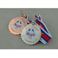 Buy cheap Iron Stamped zinc alloy Medals For RSF, Soft Enamel With Shiny Copper Plating product