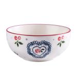 Nordic Style Porcelain Tableware Set , Hand Painted Ceramic Plates And Bowls For