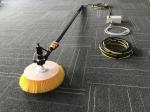 Portable Solar Panel Cleaning Brush Kits Single Head Automatic Rotating Brush