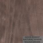 Grain Crotch Natural Wood Veneer Sheets Quarter Cut American Walnut