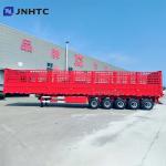 High Strength 3 Axles 4 Axle 5 Axles Customized Bulk Cargo Fence Semi Trailer 16