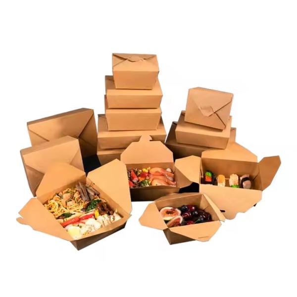 Buy cheap Food Takeaway Packaging Boxes Custom Branded Biodegradable Eco-Friendly Containers from wholesalers