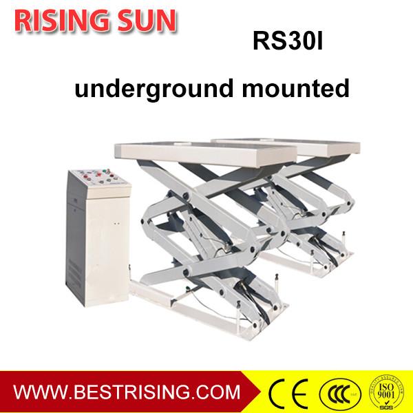Buy cheap CE certification car lift double scissor used full rise hydraulic lift platform from wholesalers