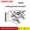 Buy cheap In ground mounted double cylinder scissor lift auto ascensore idraulico from wholesalers