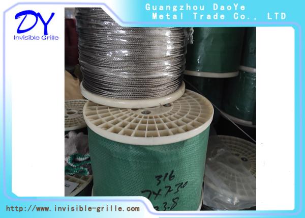 Buy cheap Safety Openable Invisible Grille Allowed 304 Stainless Steel Wire from wholesalers