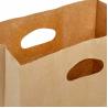 Buy cheap Die Cut Tote Bags 11x11x6" Kraft Paper Gift Bags Grocery Bags For Food Wedding Birthday Party Favor Retail from wholesalers