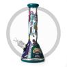Buy cheap Rick And Morty Bong 7mm Thick UV Glass Water Bongs Night Luminous Products from wholesalers