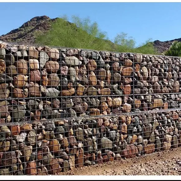 Blast Resistant Wall Airport Barrier Mesh Galvanized Electric Welding Gabion Net Flood Prevention