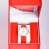 Buy cheap 11cm Red Wrist Watch Accessories Box Pillow Leather Watch Case from wholesalers