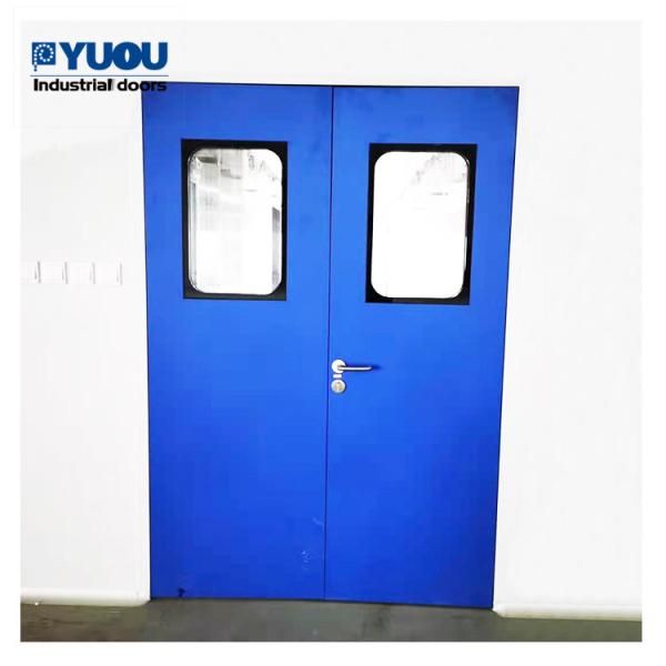 Buy cheap Lab Blue Automatic Steel Door Medical Side EPDM 0.8mm Sheet Operating from wholesalers