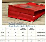 chocolate food packaging custom square bottom aluminum foil zipper pouch bag