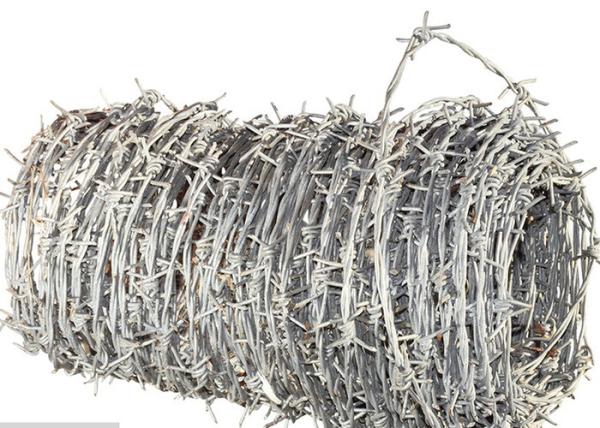 Buy cheap Fence Construction Protection 14gauge Double Twisted Galvanized Barbed Wire from wholesalers