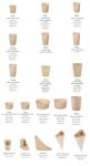 770ml 1270ml 1900ml Cardboard Takeaway Boxes For Salad Sushi