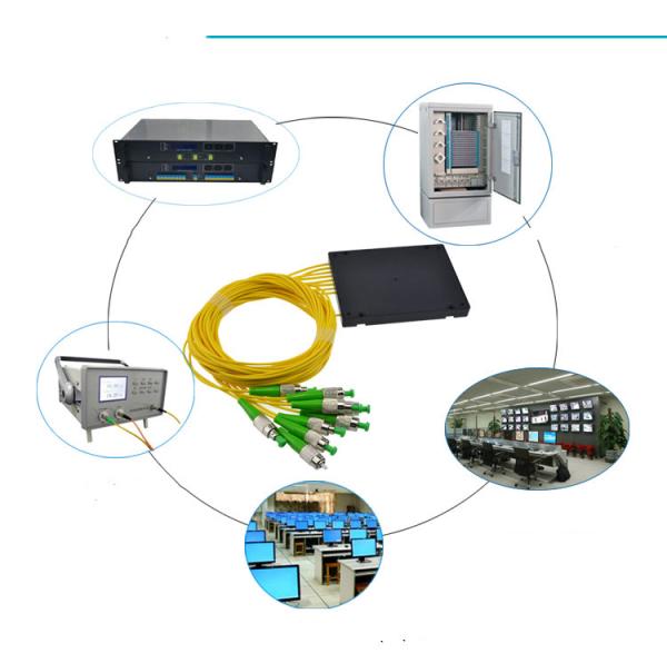 Buy cheap FC/APC Connector 2.0mm 1x8 ABS Box Fiber Optic Accessories PLC Splitter from wholesalers