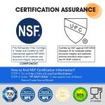 Household Refrigeration Water Filters 4 Compatible Replacement NSF42/NSF53