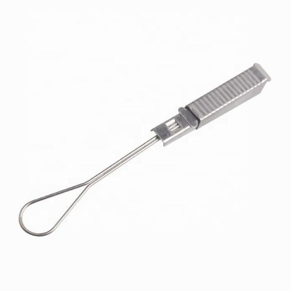 Buy cheap SS201 SS304 Fiber Optic Cable Accessories , Fiber Optic Drop Cable Clamp from wholesalers