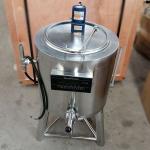 Electric Heating 300L Small Milk Pasteurizer 1.5mm Thickness