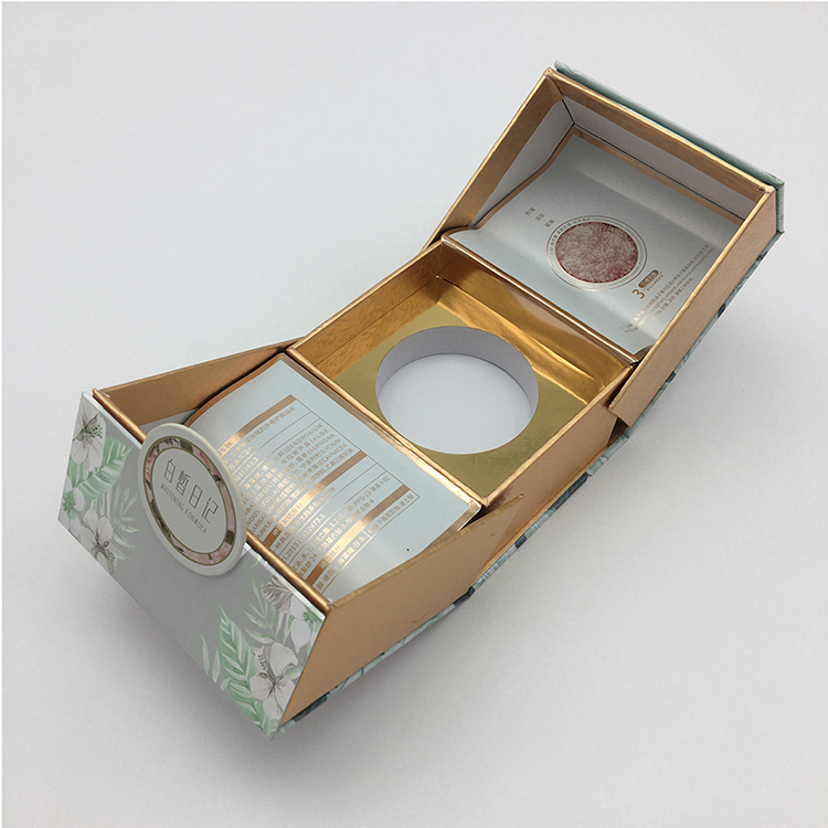 Customized Stamping Rigid Cardboard Paper Cosmetic Packaging Box for Eco-Friendly Gift
