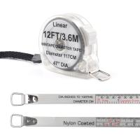 Buy cheap 12ft 3.6m Outside Diameter Tape Measure Imperial Metric For Cylindrical Objects product