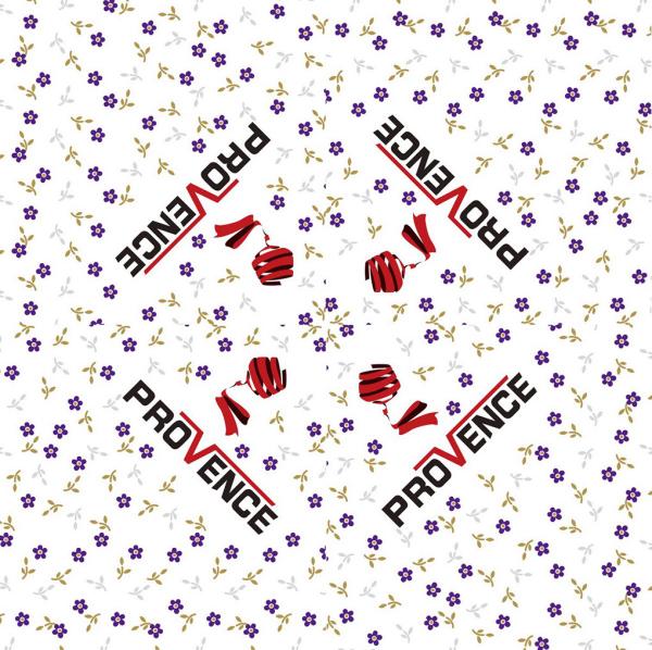 Buy cheap 20-Count 6.5x6.5in Decorative Paper Napkins Provence Lavender Print from wholesalers