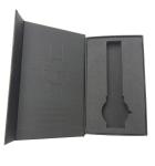 Custom Order Accepted Paperboard Magnetic Closure Box Matte Black Foldable