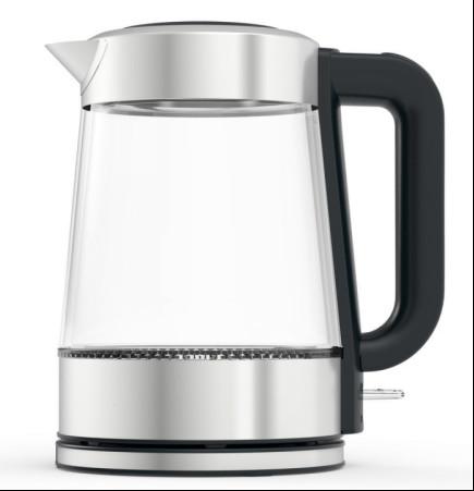 Buy cheap 220V-240V High Borosilicate Clear Glass Electric Tea Kettle Electric 2200w from wholesalers