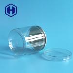 Easy Open Empty Plastic PET Food Can 360ml Dry Fruits Vegetables Round Screw Lid