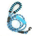 EVA Reflective Double Handle Dog Leash Dog Round Rope With Clip And Padded