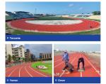 13mm Thickness Prefabricated Running Track with Excellent Weather Resistance