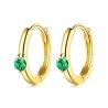 Buy cheap 1.6g 1.5x0.3cm Stainless Steel Gold Hoop Earrings Party CZ Real Silver Earrings ODM from wholesalers