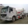 Buy cheap 10CBM Trailer Mounted Concrete Mixer , RHD 10 Wheels Concrete Mixer Pump Truck from wholesalers