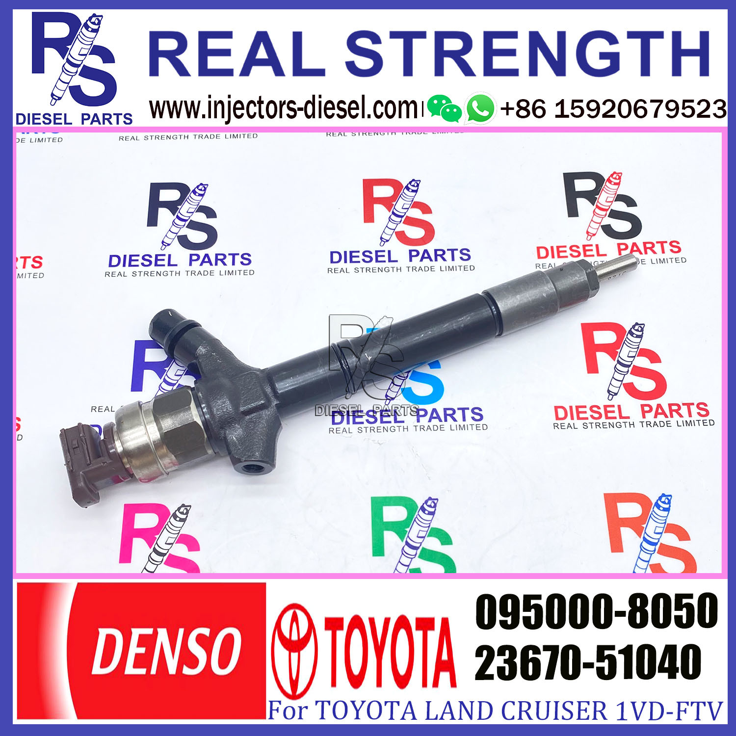 diesel fuel engine injector 095000-8050 23670-51040 engine high pressure pump engine injection injector 095000-8050